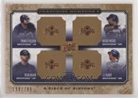 Prince Fielder, Rickie Weeks, Ryan Braun, J.J. Hardy #/799