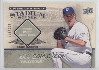 2008 Upper Deck A Piece of History - Stadium Scenes #SS46 - Greg Maddux /699