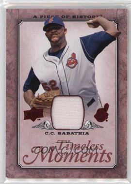2008 Upper Deck A Piece of History - Timeless Moments - Red Jerseys #TM-17 - CC Sabathia