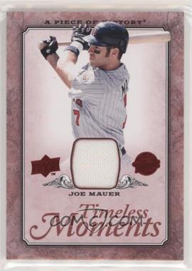 2008 Upper Deck A Piece of History - Timeless Moments - Red Jerseys #TM-28 - Joe Mauer