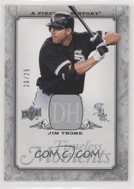 2008 Upper Deck A Piece of History - Timeless Moments - Silver #TM-13 - Jim Thome /25