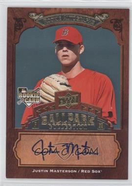 2008 Upper Deck Ballpark Collection - [Base] #138 - Rookie Autographs - Justin Masterson