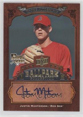 2008 Upper Deck Ballpark Collection - [Base] #138 - Rookie Autographs - Justin Masterson