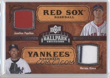 2008 Upper Deck Ballpark Collection - [Base] #152 - Dual Swatch Memorabilia - Jonathan Papelbon, Mariano Rivera