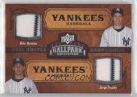 Dual Swatch Memorabilia - Mike Mussina, Jorge Posada