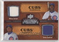 Dual Swatch Memorabilia - Alfonso Soriano, Carlos Zambrano