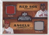 Dual Swatch Memorabilia - David Ortiz, Kendrys Morales