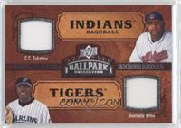 Dual Swatch Memorabilia - C.C. Sabathia, Dontrelle Willis