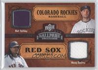 Dual Swatch Memorabilia - Matt Holliday, Manny Ramirez