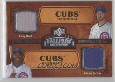 2008 Upper Deck Ballpark Collection - [Base] #197 - Dual Swatch Memorabilia - Kerry Wood, Alfonso Soriano