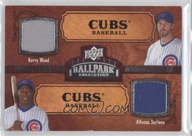 2008 Upper Deck Ballpark Collection - [Base] #197 - Dual Swatch Memorabilia - Kerry Wood, Alfonso Soriano