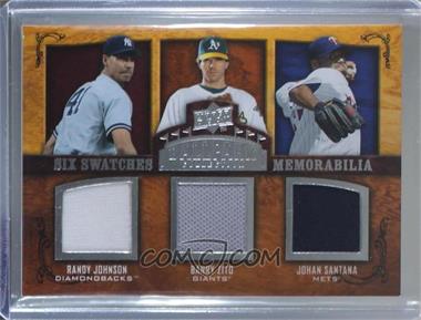 2008 Upper Deck Ballpark Collection - [Base] #253 - Six Swatch Memorabilia - Randy Johnson, Barry Zito, Johan Santana, Francisco Liriano, Mark Mulder, Scott Kazmir