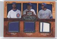 Six Swatch Memorabilia - Derrek Lee, Kerry Wood, Aramis Ramirez, Albert Pujols,…