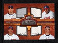 Eight Swatch Memorabilia - Travis Hafner, C.C. Sabathia, Victor Martinez, Grady…