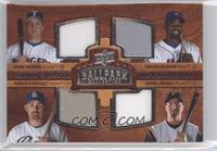 Eight Swatch Memorabilia - Albert Pujols, Prince Fielder, Lance Berkman, Derrek…