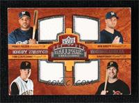 Eight Swatch Memorabilia - Prince Fielder, Ben Sheets, Tom Gorzelanny, Xavier N…