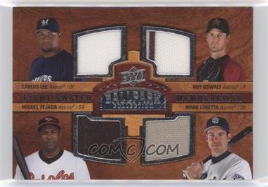 2008 Upper Deck Ballpark Collection - [Base] #318 - Eight Swatch Memorabilia - Carlos Lee, Roy Oswalt, Miguel Tejada, Mark Loretta, Michael Young, Kevin Millwood, Hank Blalock, Josh Hamilton