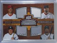 Eight Swatch Memorabilia - Casey Kotchman, Kevin Youkilis, Jason Giambi, Aubrey…