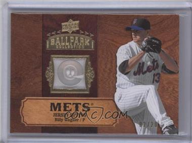 2008 Upper Deck Ballpark Collection - Single Swatch - Jersey Button #SA-14 - Billy Wagner /20