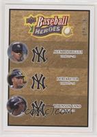 Alex Rodriguez, Derek Jeter, Robinson Cano #/299