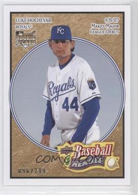 2008 Upper Deck Baseball Heroes - [Base] - Beige #78 - Luke Hochevar /299