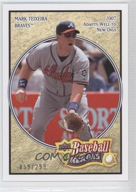 2008 Upper Deck Baseball Heroes - [Base] - Beige #9 - Mark Teixeira /299