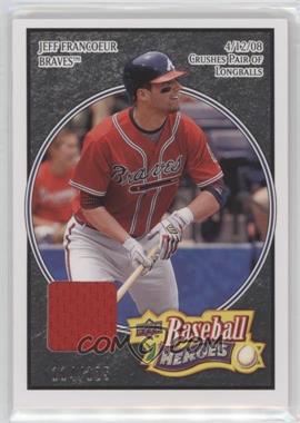 2008 Upper Deck Baseball Heroes - [Base] - Black Memorabilia #11 - Jeff Francoeur /125