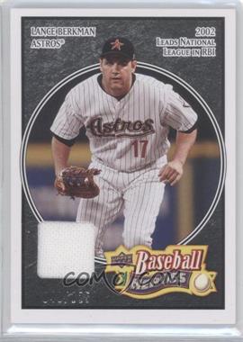 2008 Upper Deck Baseball Heroes - [Base] - Black Memorabilia #74 - Lance Berkman /125