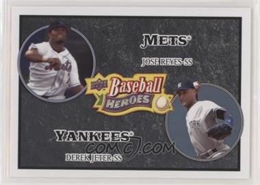 2008 Upper Deck Baseball Heroes - [Base] - Black #179 - Jose Reyes, Derek Jeter