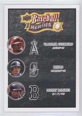 2008 Upper Deck Baseball Heroes - [Base] - Black #186 - Vladimir Guerrero, Ichiro Suzuki, Manny Ramirez
