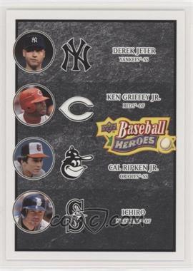 2008 Upper Deck Baseball Heroes - [Base] - Black #196 - Derek Jeter, Ichiro, Cal Ripken Jr., Ken Griffey Jr.