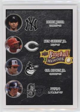 2008 Upper Deck Baseball Heroes - [Base] - Black #196 - Derek Jeter, Ichiro, Cal Ripken Jr., Ken Griffey Jr.