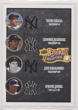 2008 Upper Deck Baseball Heroes - [Base] - Black #197 - Yogi Berra, Reggie Jackson, Joe DiMaggio, Derek Jeter