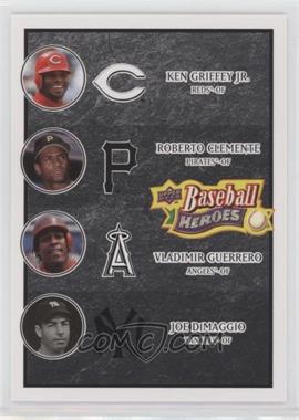 2008 Upper Deck Baseball Heroes - [Base] - Black #199 - Ken Griffey Jr., Roberto Clemente, Vladimir Guerrero, Joe DiMaggio