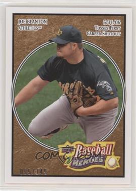 2008 Upper Deck Baseball Heroes - [Base] - Brown #141 - Joe Blanton /149