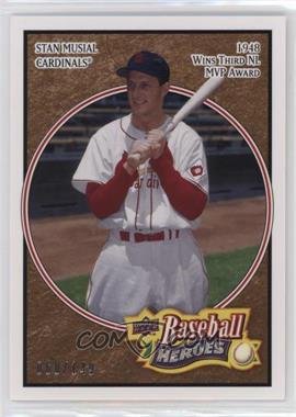 2008 Upper Deck Baseball Heroes - [Base] - Brown #162 - Stan Musial /149