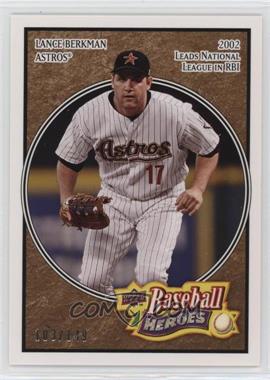 2008 Upper Deck Baseball Heroes - [Base] - Brown #74 - Lance Berkman /149