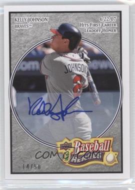 2008 Upper Deck Baseball Heroes - [Base] - Charcoal Autographs #95 - Kelly Johnson /50