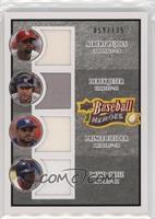 Albert Pujols, Derek Jeter, Prince Fielder, David Ortiz #/125