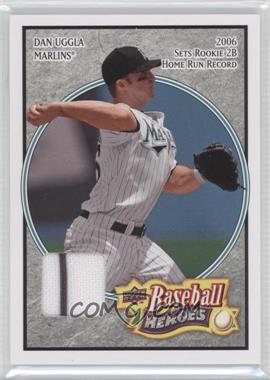 2008 Upper Deck Baseball Heroes - [Base] - Charcoal Memorabilia #70 - Dan Uggla