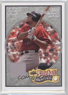 2008 Upper Deck Baseball Heroes - [Base] - Charcoal Memorabilia #75 - Carlos Lee