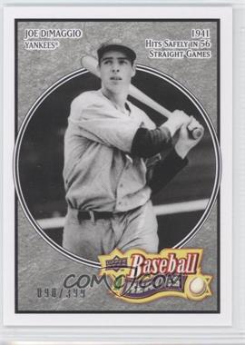 2008 Upper Deck Baseball Heroes - [Base] - Charcoal #127 - Joe DiMaggio /399