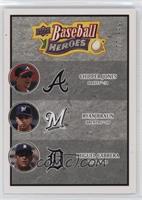 Chipper Jones, Ryan Braun, Miguel Cabrera #/399