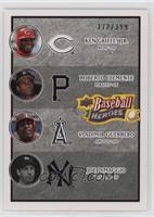 Ken Griffey Jr., Roberto Clemente, Vladimir Guerrero, Joe DiMaggio #/399