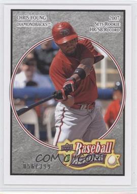 2008 Upper Deck Baseball Heroes - [Base] - Charcoal #3 - Chris Young /399