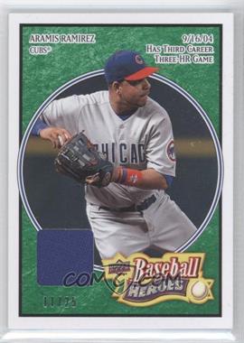 2008 Upper Deck Baseball Heroes - [Base] - Emerald Memorabilia #40 - Aramis Ramirez /25