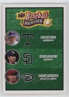 Nolan Ryan, Greg Maddux, Randy Johnson #/499