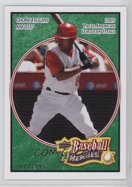 2008 Upper Deck Baseball Heroes - [Base] - Emerald #86 - Chone Figgins /499