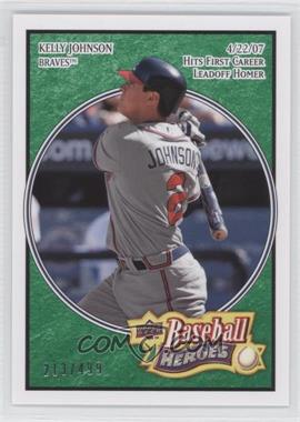 2008 Upper Deck Baseball Heroes - [Base] - Emerald #95 - Kelly Johnson /499