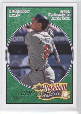 2008 Upper Deck Baseball Heroes - [Base] - Emerald #95 - Kelly Johnson /499